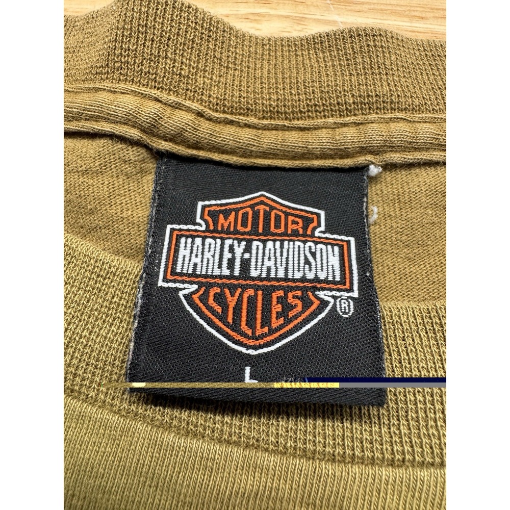 Vintage Harley-Davidson Northwoods Men's T-Shirt L Mackinaw City MI Made in USA - Picture 4 of 10